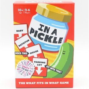 Gamewright In A Pickle The What Fits in What Card Game 2-6 Players Age 10+